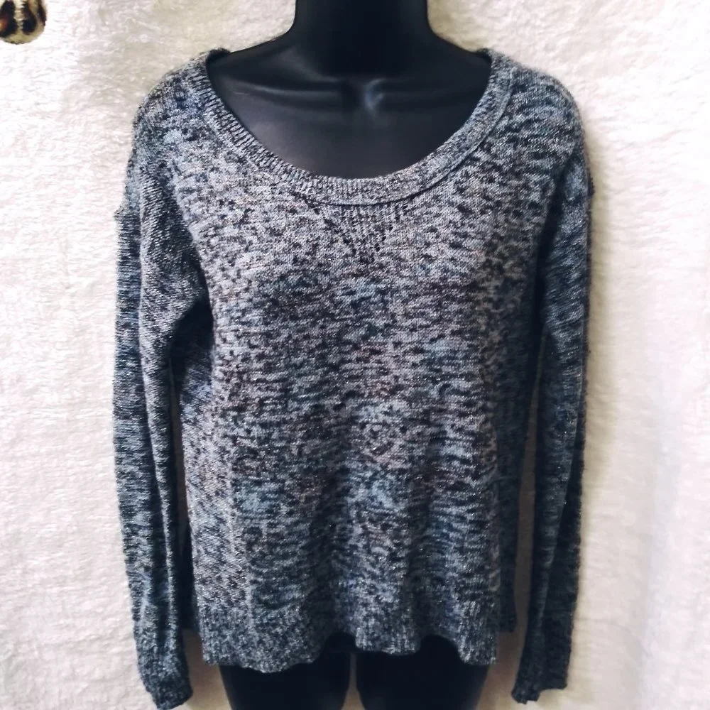 American Eagles Outfitters Crewneck Pullover Blue Sweater Women's Size X…